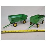 2 - 1/16 John Deere Flare Wagons