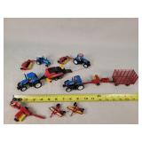 12 pcs of New Holland Tractors & Bale Equipment