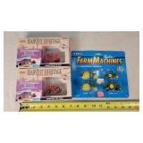 1/64 Case, Farmall, & John Deere Tractors
