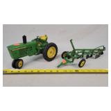 1/16 John Deere Tractor & 4 Bottom Plow