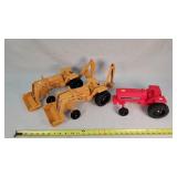 1/16 International Plastic Tractors / backhoes
