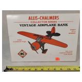 Vintage Allis Chalmers Airplane Bank