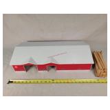 12x23 1/64 Scale Shop & 1/16 Fence
