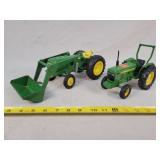 2 - 1/16 John Deere Utility Tractors  w/ Loader