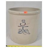 Birchleaf 3 Gallon Stoneware Crock - CRACKED