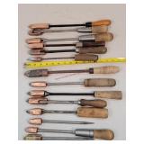 14- Antique Copper Tipped Soldering Irons