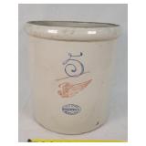 Red Wing 5 Gallon Stoneware Crock - NICE