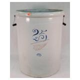Red Wing 25 Gallon Stoneware Crock - NICE