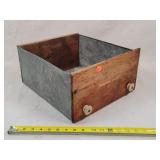 7x13x14 Galvenized Drawer Box