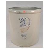 Red Wing 20 Gallon Dot Dash Dot Stoneware Crock