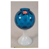 1950's Fenton Blue Ivy Ball 8't