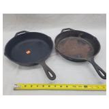 2- Lodge Cast Iron 10' Skillets