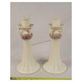 1920's Weller 'Roma' Line Candle Holder Set - 10'