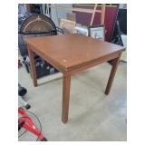 36' Sq. Dining Table w/ pullout leaves, 65' When