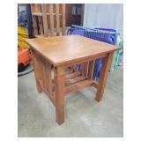 Maple Colored End Table,  20'W x 20'H x 20'D