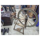 Vintage Spinning Wheel 36' H