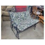 42' Metal Porch Glider w/ Cushion