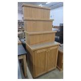 Tiered Display Cabinet, 32 'W x 72 'H x 25 'D