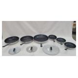 Volwrath 6 Pc. Skillet Set, 8' - 15' dia. NICE