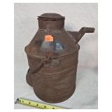 Illinois Central Railroad Oil Tin, 10' H