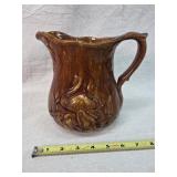 Swan Pottery Pitcher, 7.5' Tall