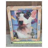 16x21 Spuds Bud Light 'Party Animal' Clock