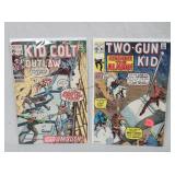 2- Vintage Western Marvel Comic Books
