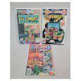 3- G.I. Combat DC Comics - Vintage