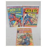 3- Vintage Marvel Comic Books