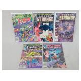 5- Vintage Marvel Comic Books