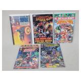 5- Mixed Marvel & DC Comic Books
