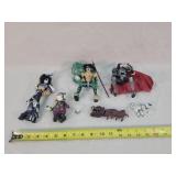 6- KISS Action Figures Paul Stanley, Gene Simmons