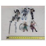 5- KISS Action Figures: Musician Figures