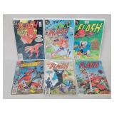 6- Vintage The Flash DC Comic Books