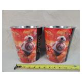 2- 8"t Star Wars Popcorn Tins