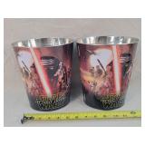 2- 8"t Star Wars Popcorn Tins