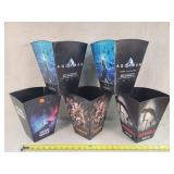5 - 8"dia DC & Marvel Popcorn Buckets