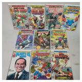 10- Vintage Marvel Comic Books