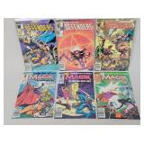6- Vintage Marvel Comic Books