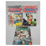 3- Vintage Shazam & Tarzan DC Comics