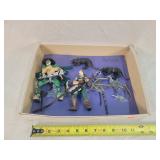 2- KISS Action Figures, Gene Simmons, Paul