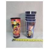 Plastic Theater Cups ;5 - Toy Story 4 & 1 -