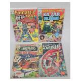 4- Vintage Marvel Comic Books