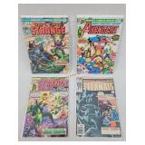 4- Vintage Marvel Comic Books