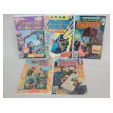 5- Mixed DC Comic Books