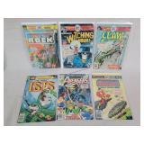 6- Vintage DC & Marvel Comic Books