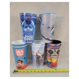 8 - Disnep Plastic Theater Cups