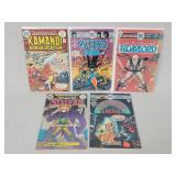 5- Vintage DC Comic Books