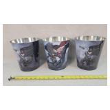3- 8"t Batman Popcorn Tins