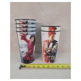 Plastic Theater Cups - 4 - Mulan & 2 - Tom Cruise